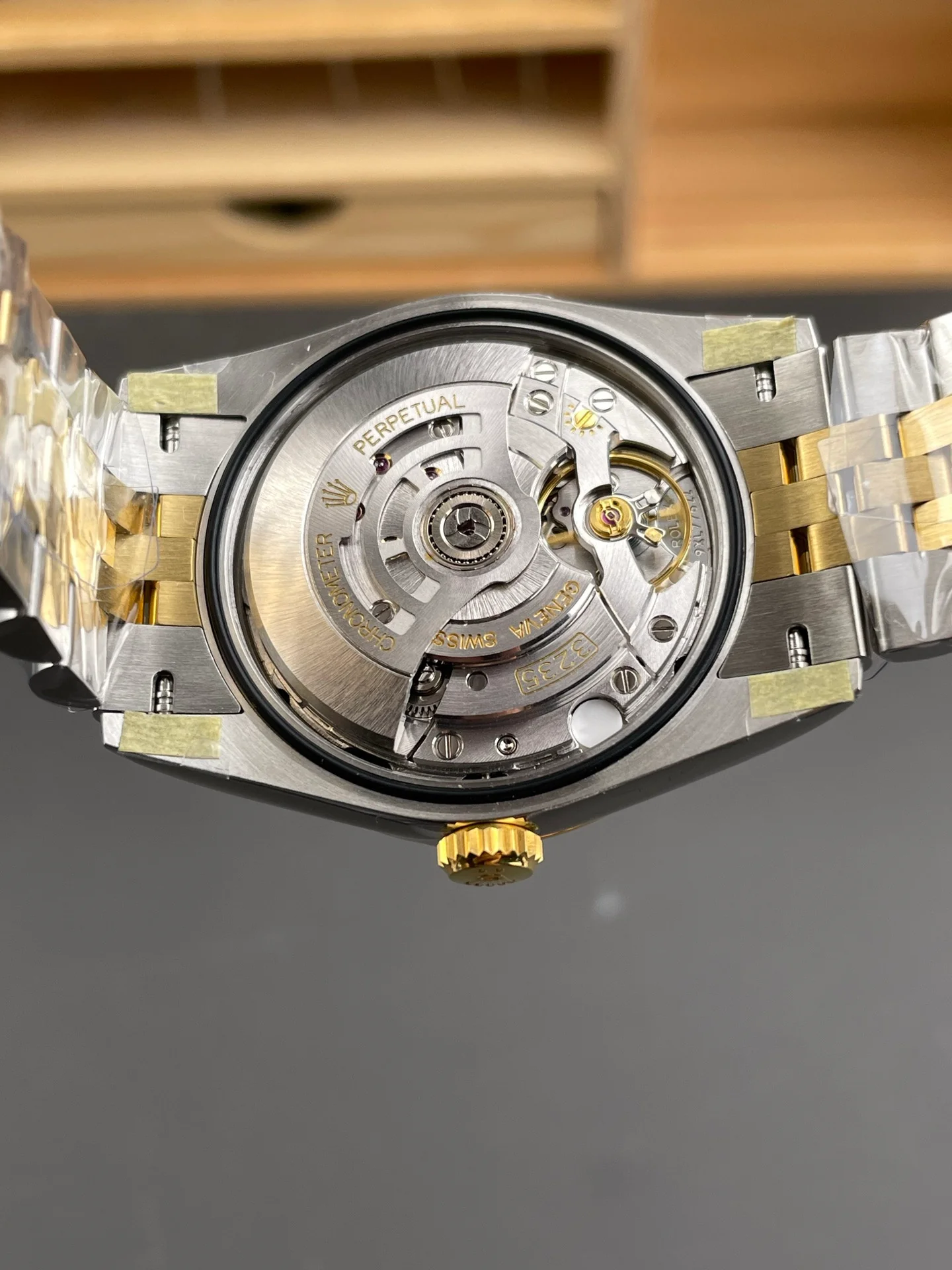Two-Tone Datejust Black Gold Dial