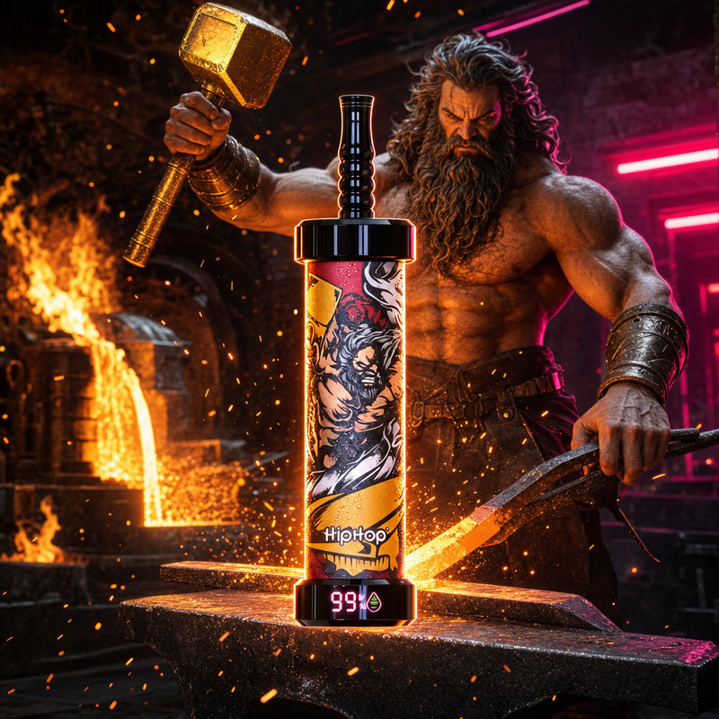 HIPHOP 80k Puffs Prefilled Hookah Vape |  Rechargeable