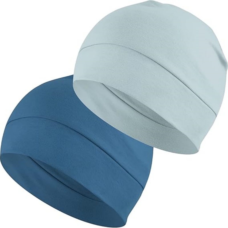 Headshion Cotton Skull Caps for Men Women