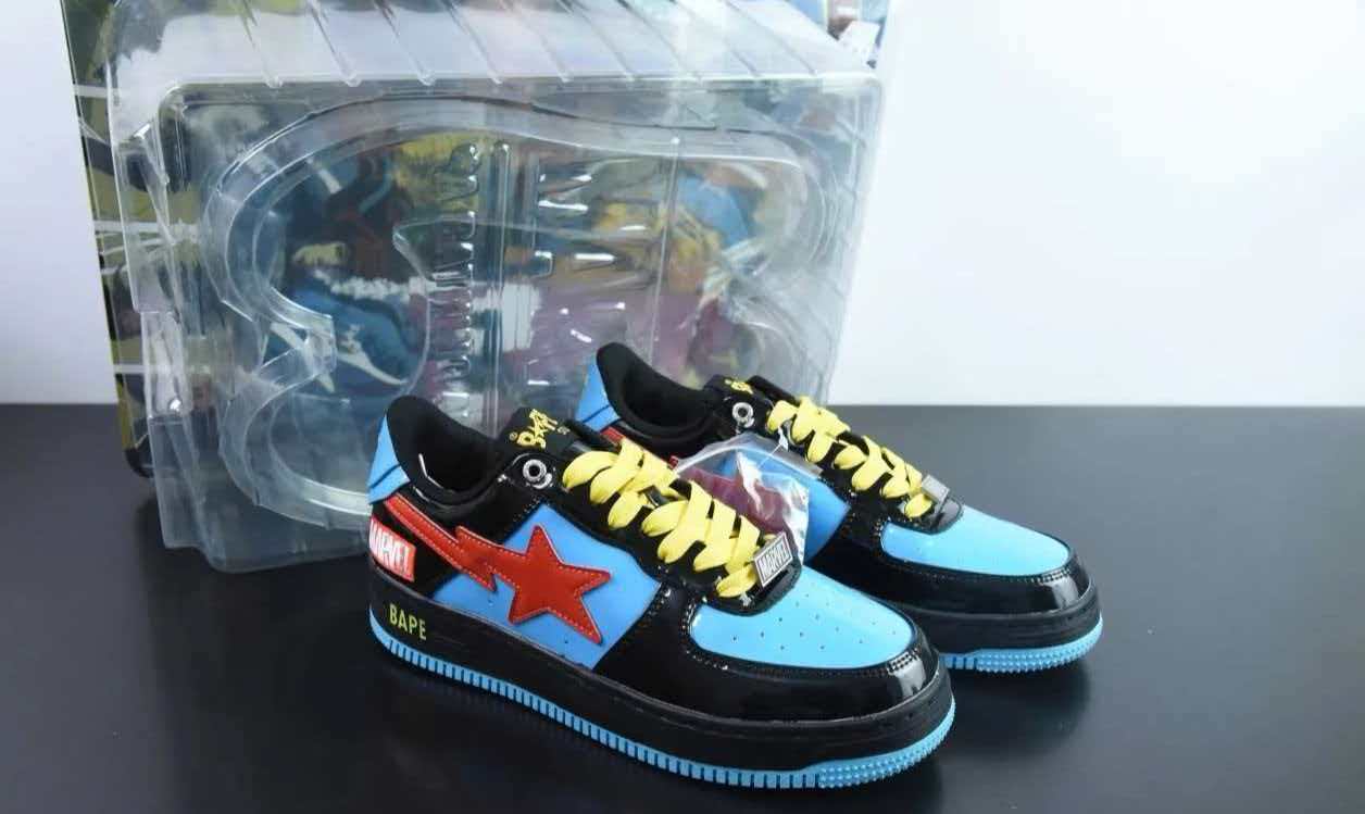 Marvel × A BATHING APE BAPE STA Low 