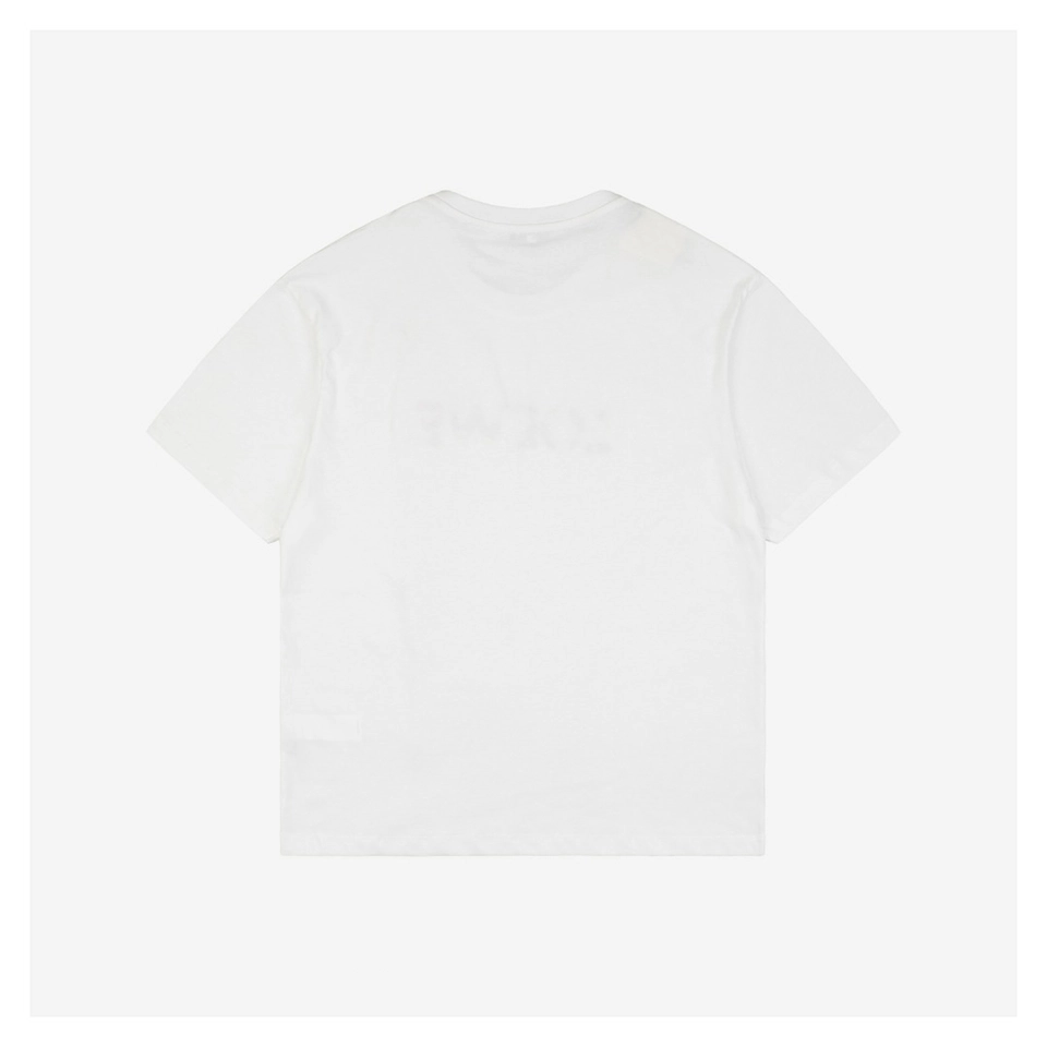 L Gradient Letter Embroidery T-Shirt