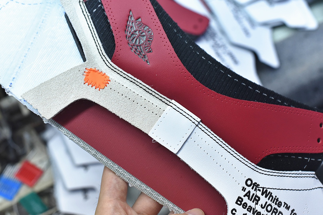 KO OFF-WHITE X AIR JORDAN 1 RETRO HIGH THE TEN CHICAGO  AA3834-101