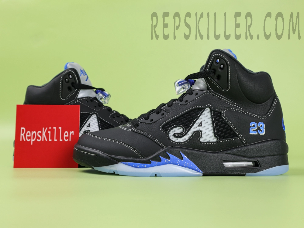 Awake NY X Jordan 5 Retro 'Black Racer Blue'