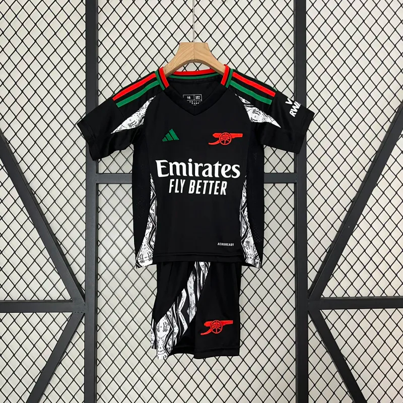 Arsenal Soccer Jersey Away Kids Kit Jersey+Shorts 2024/25
