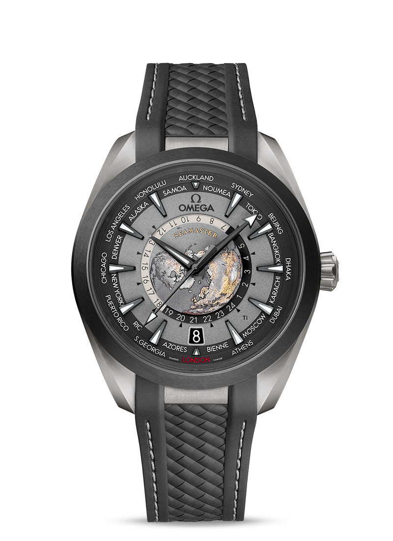 [2026 Mirror Grade]Omega Seamaster AQUA TERRA 150M Co-Axial Master Chronometer GMT World Timer 43mm