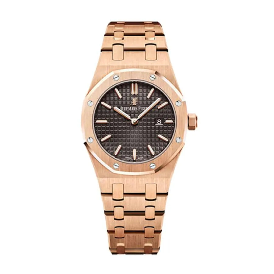 [2026 Mirror Grade]Audemars piguet Royal Oak Quartz Ladies Rose Gold 33mm Watch