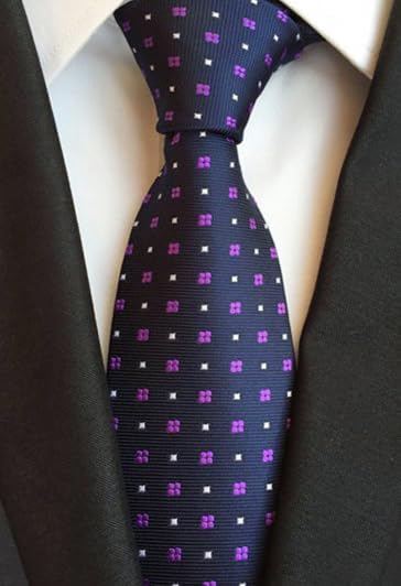 JERMYN Lot 6 PCS Classic Men's Silk Tie Necktie Woven JACQUARD Neck Ties