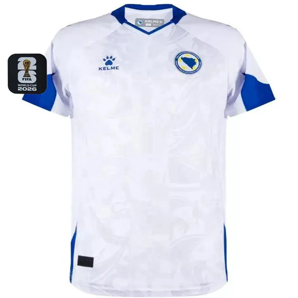 2026/27 Bosnia-Herzegovina Away White Fans Soccer Jersey