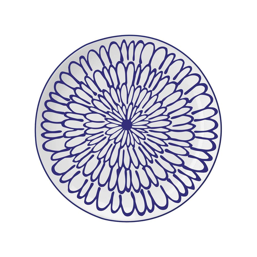 MG HOME Zestaw obiadowy z porcelany na 4 osoby MG Home Fiori, 12 elementów, biały