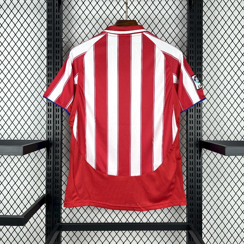 Atletico Madrid Retro Soccer Jersey Home Shirt 2003-04