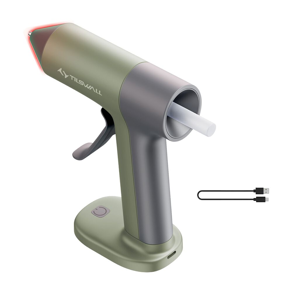 TILSWALL Pistolet do kleju Tilswall 4 V Lite, 2000 mAh, bezprzewodowy, oliwkowy