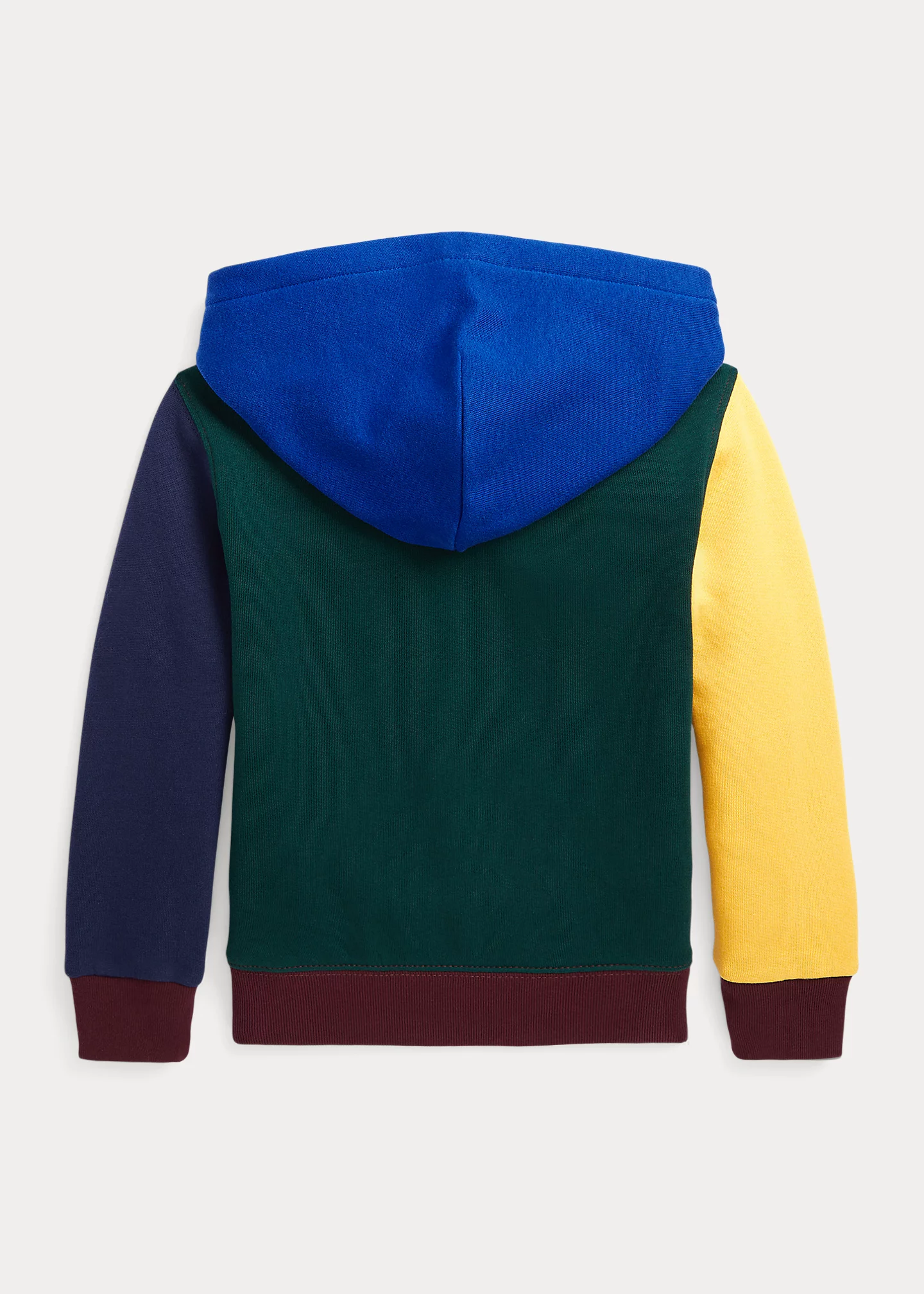 Polo Bear Color-Blocked Fleece Hoodie