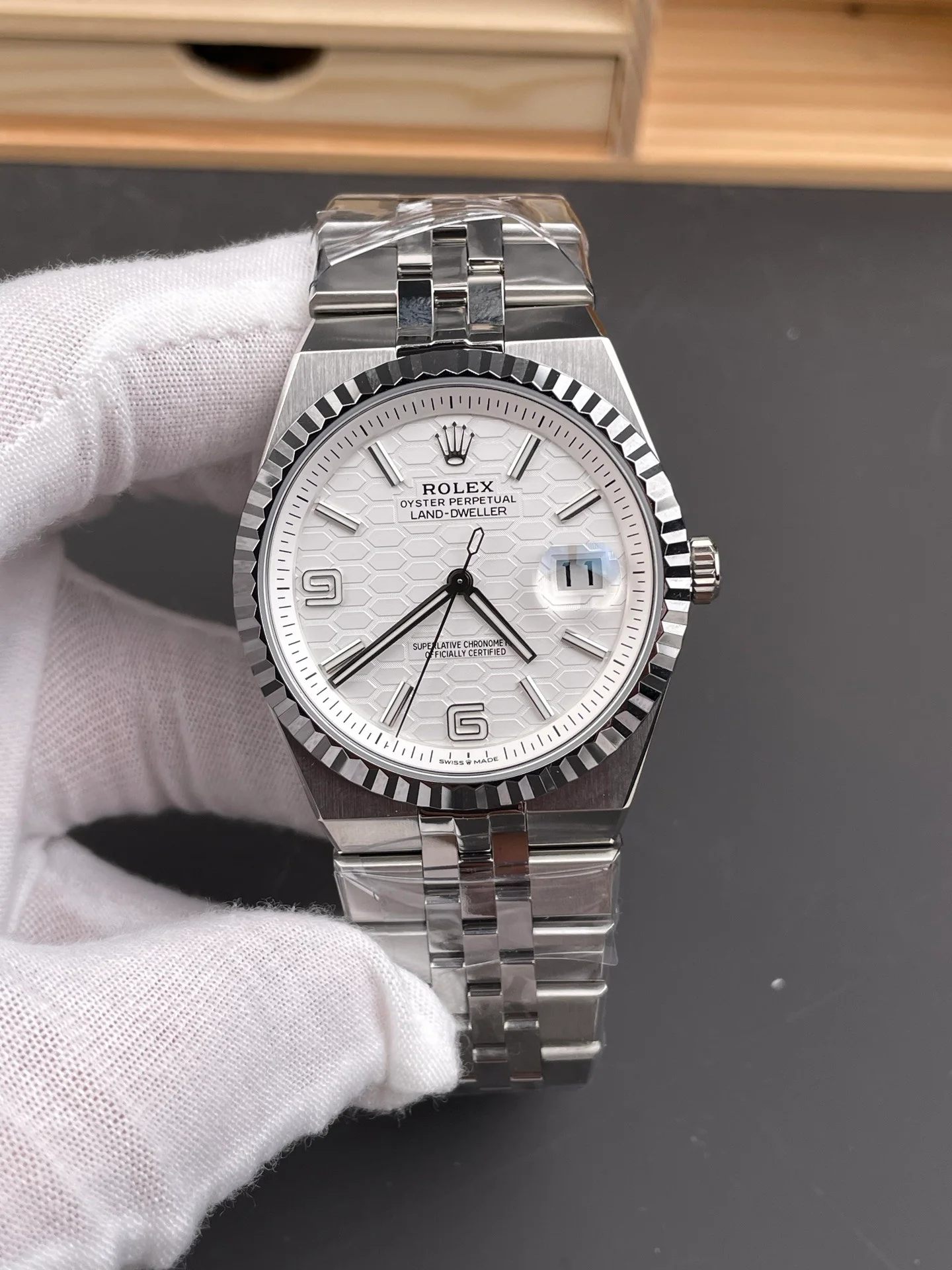 Land-Dweller White Dial