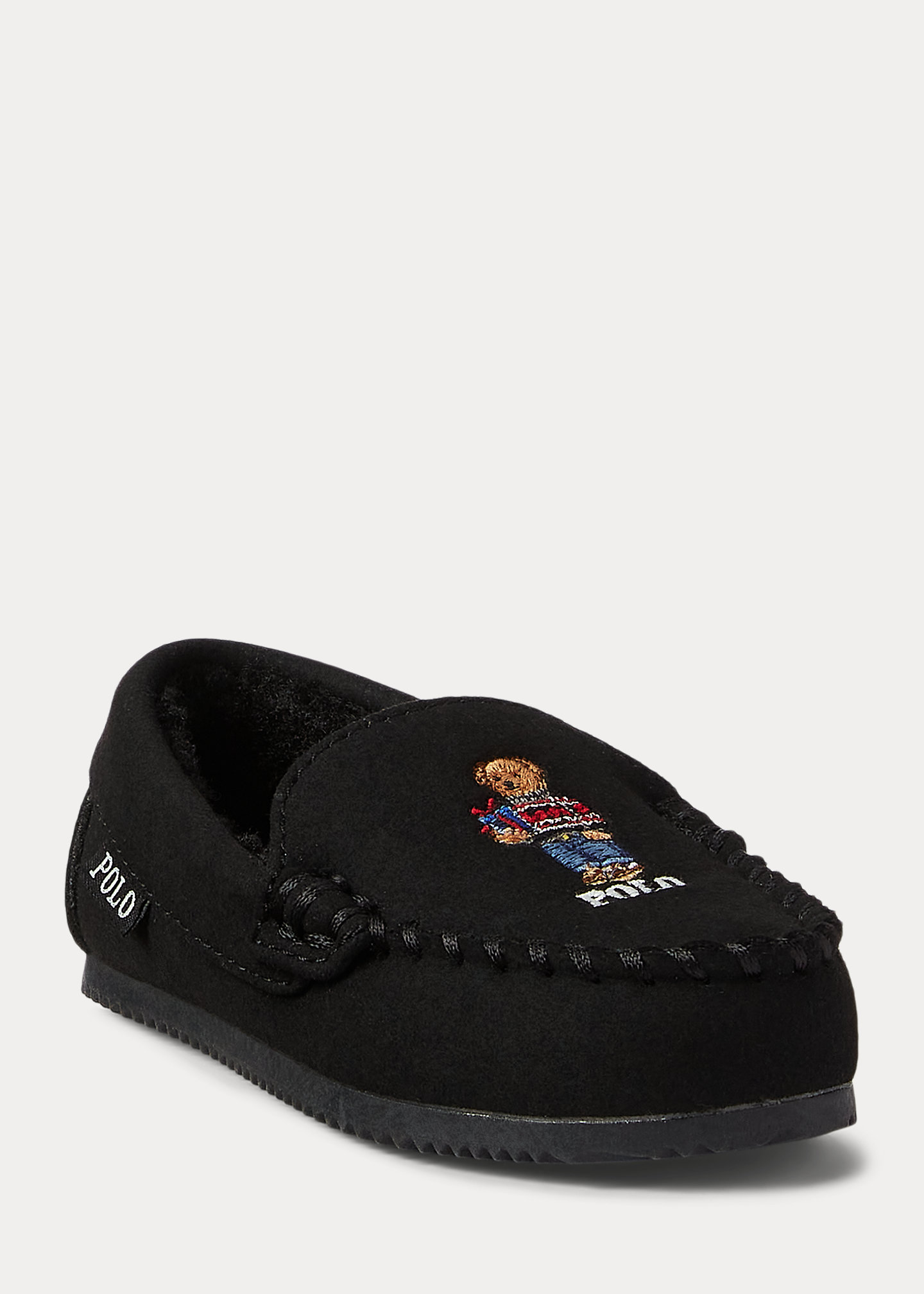 Polo Bear Faux-Suede Slipper