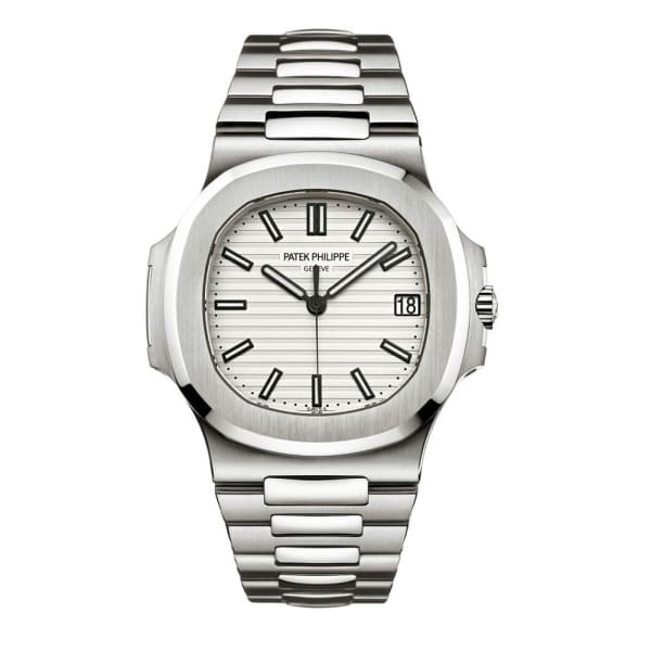 [2026 Mirror Grade]Patek Philippe Nautilus Silvery White Dial Stainless Steel Mens Watch 5711-1A-011