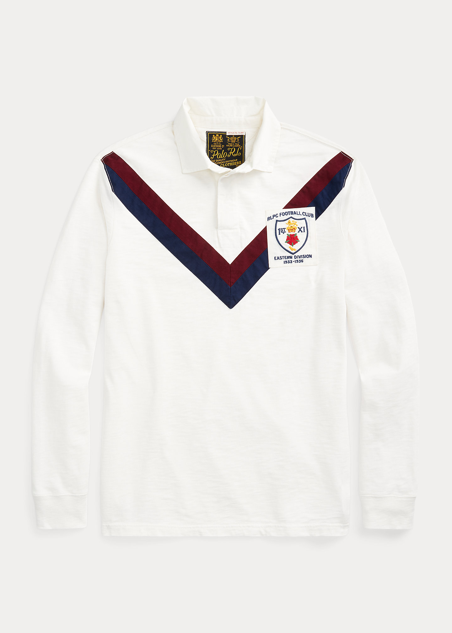 Classic Fit Chevron Jersey Rugby Shirt
