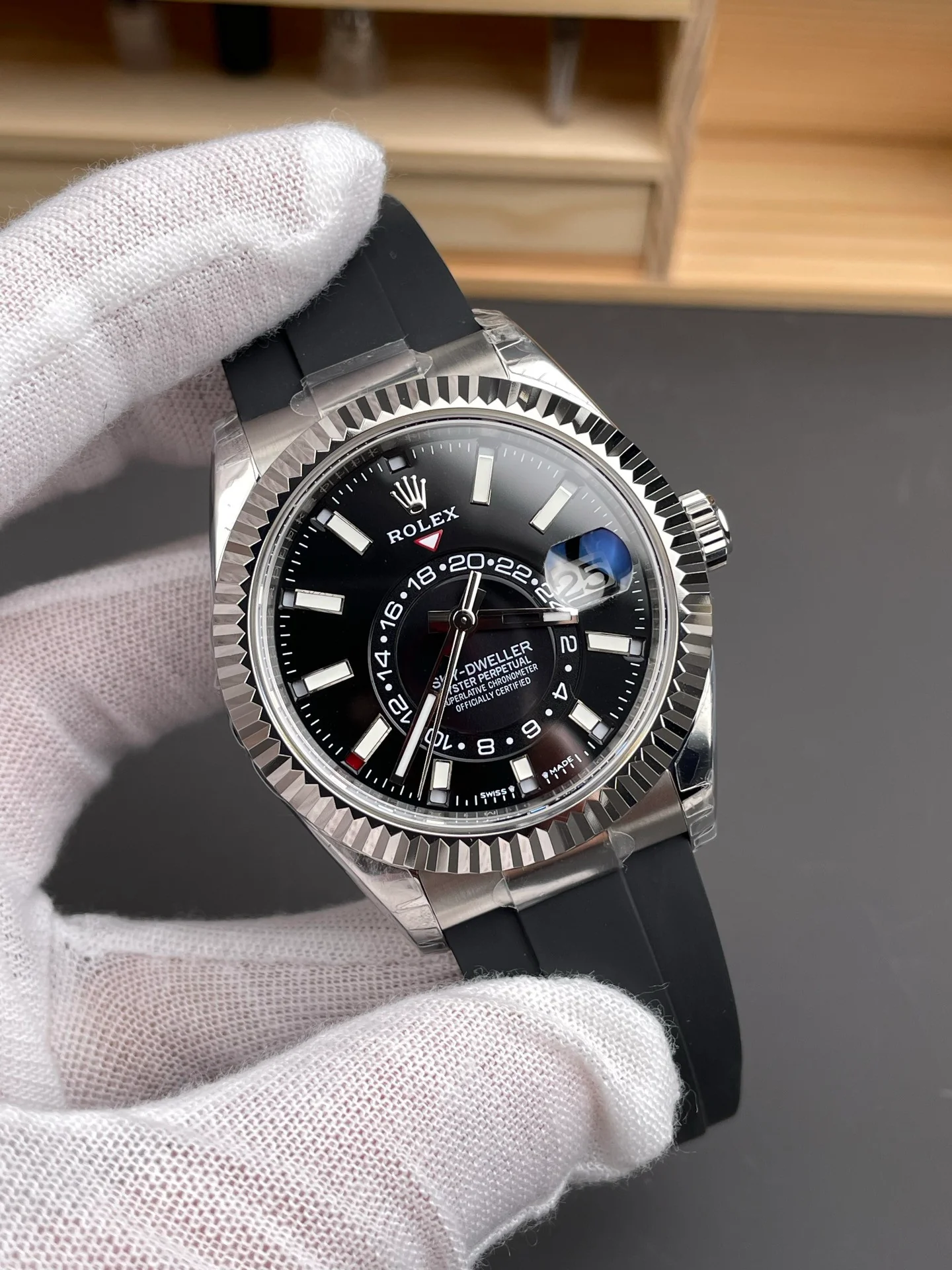 Sky-Dweller Black Dial