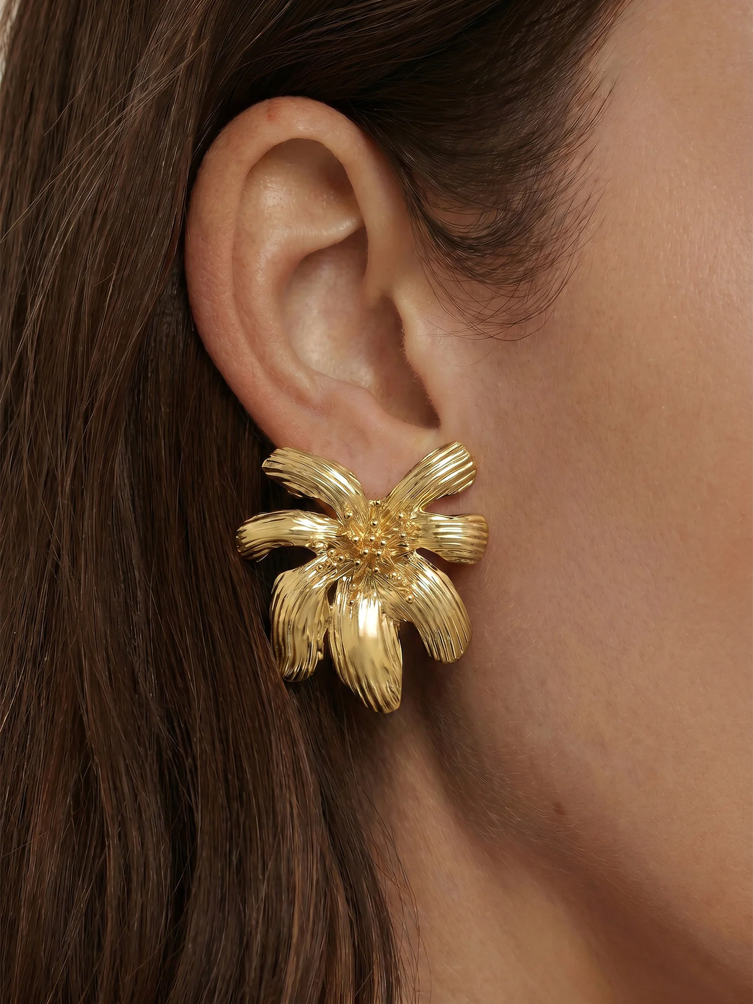 Flower Statement Earring