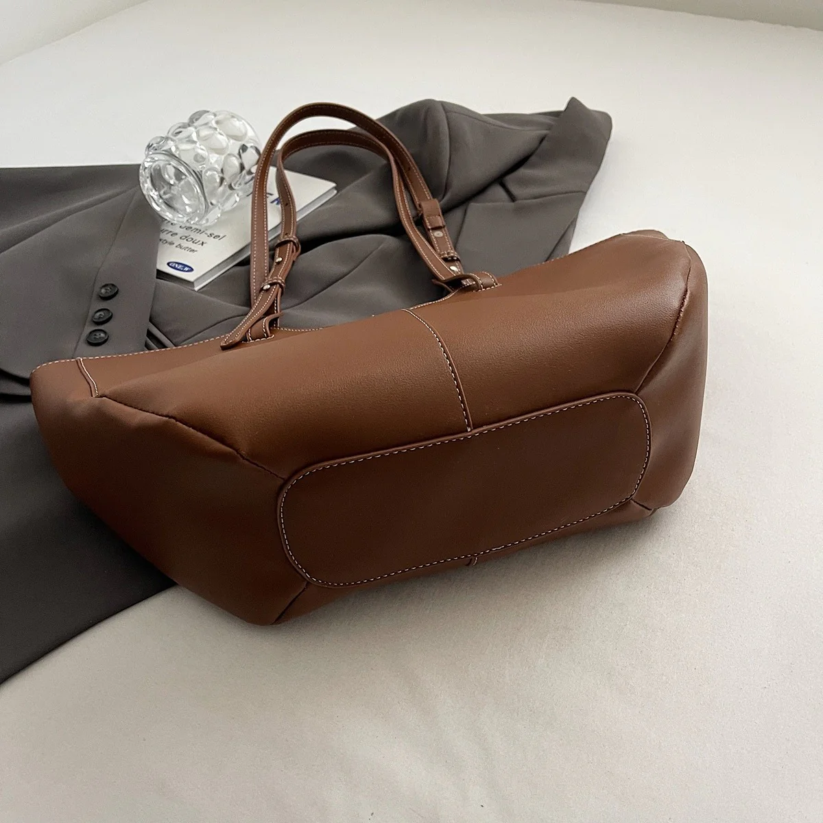 June Vegan Leather Tote