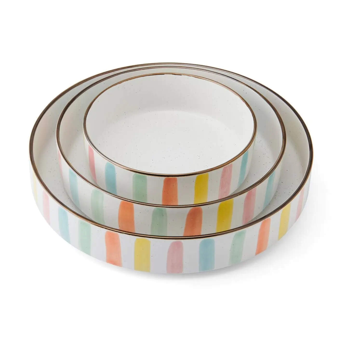 Darbie Angell Happy Spring Summer 9 Piece Bowl Set, Service for 3