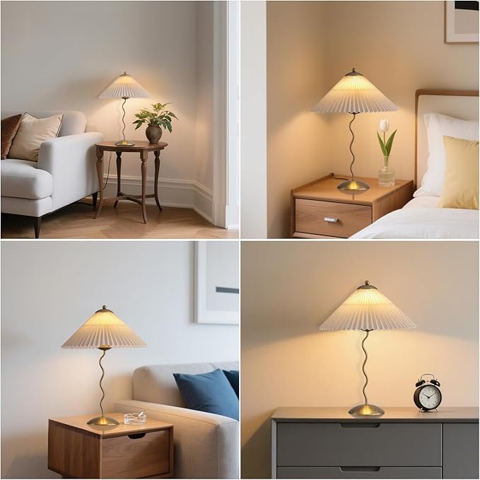 Pleated Table Lamp