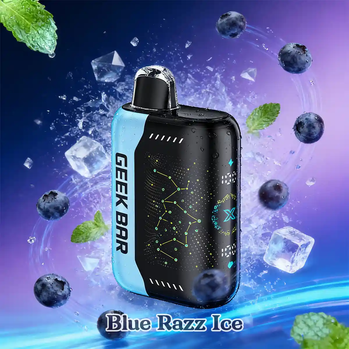 GEEK BAR PULSE X 25000 PUFFS - Blue Razz lce
