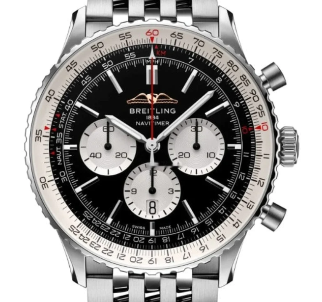 [2026 Mirror Grade]Breitling AB0137211B1A1 Navitimer B01 Black Dial