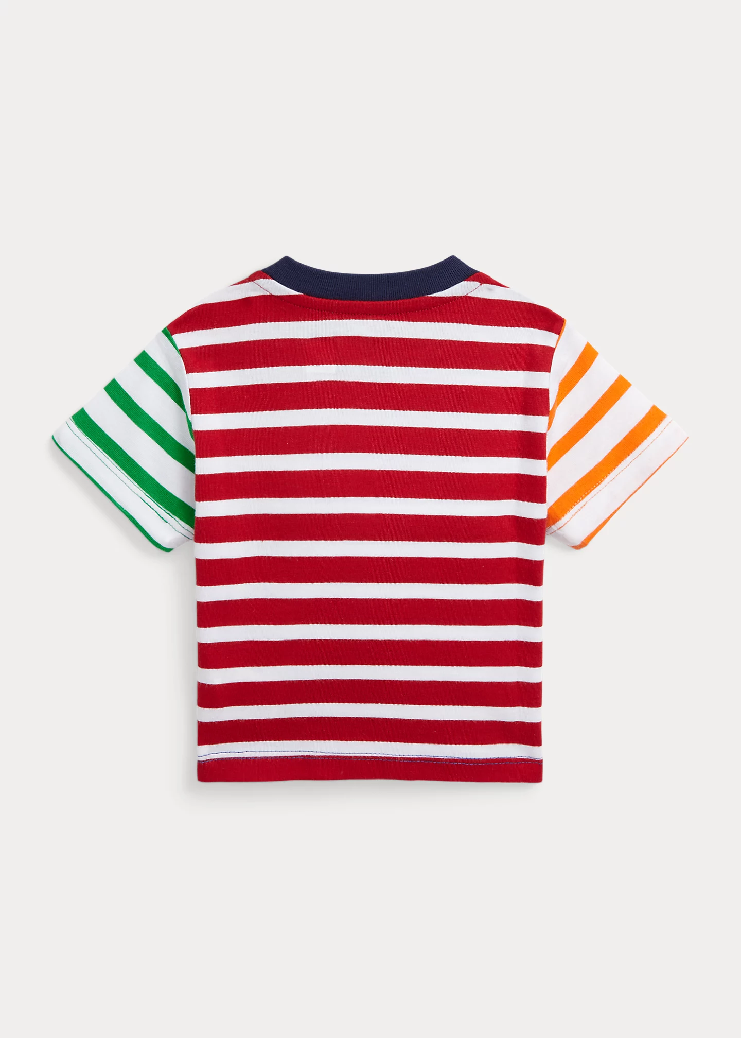 Striped Cotton Jersey Pocket Tee