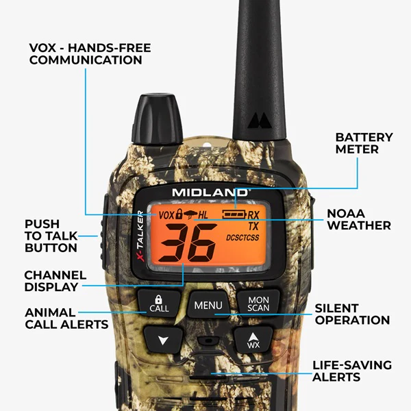 T75- X-Talker FRS Walkie Talkie 2-Pack (T75VP3)