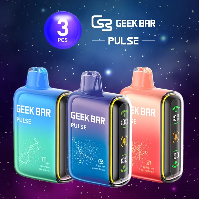 Geek Bar Pulse Packages 3 Pod