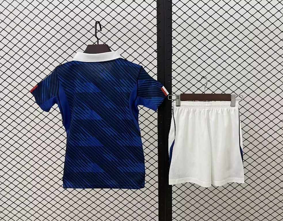 France Soccer Jersey Home Kids Kit Jersey+Shorts World Cup 2026