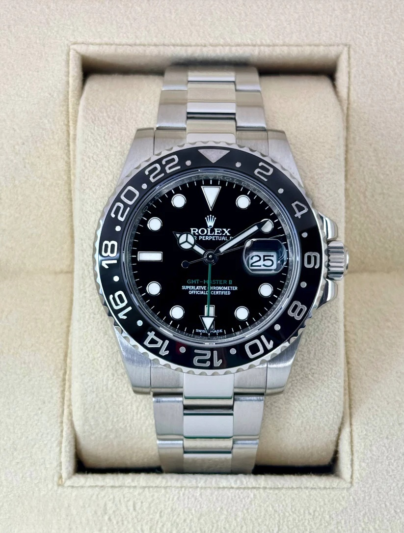 [2026 Mirror Grade]Rolex GMT-Master II 116710LN 40 mm Stainless Steel Black Dial Men's Watch