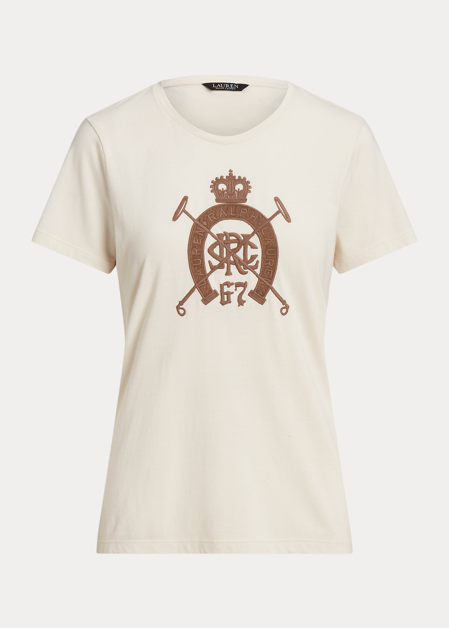 Equestrian-Logo Cotton-Blend Jersey Tee