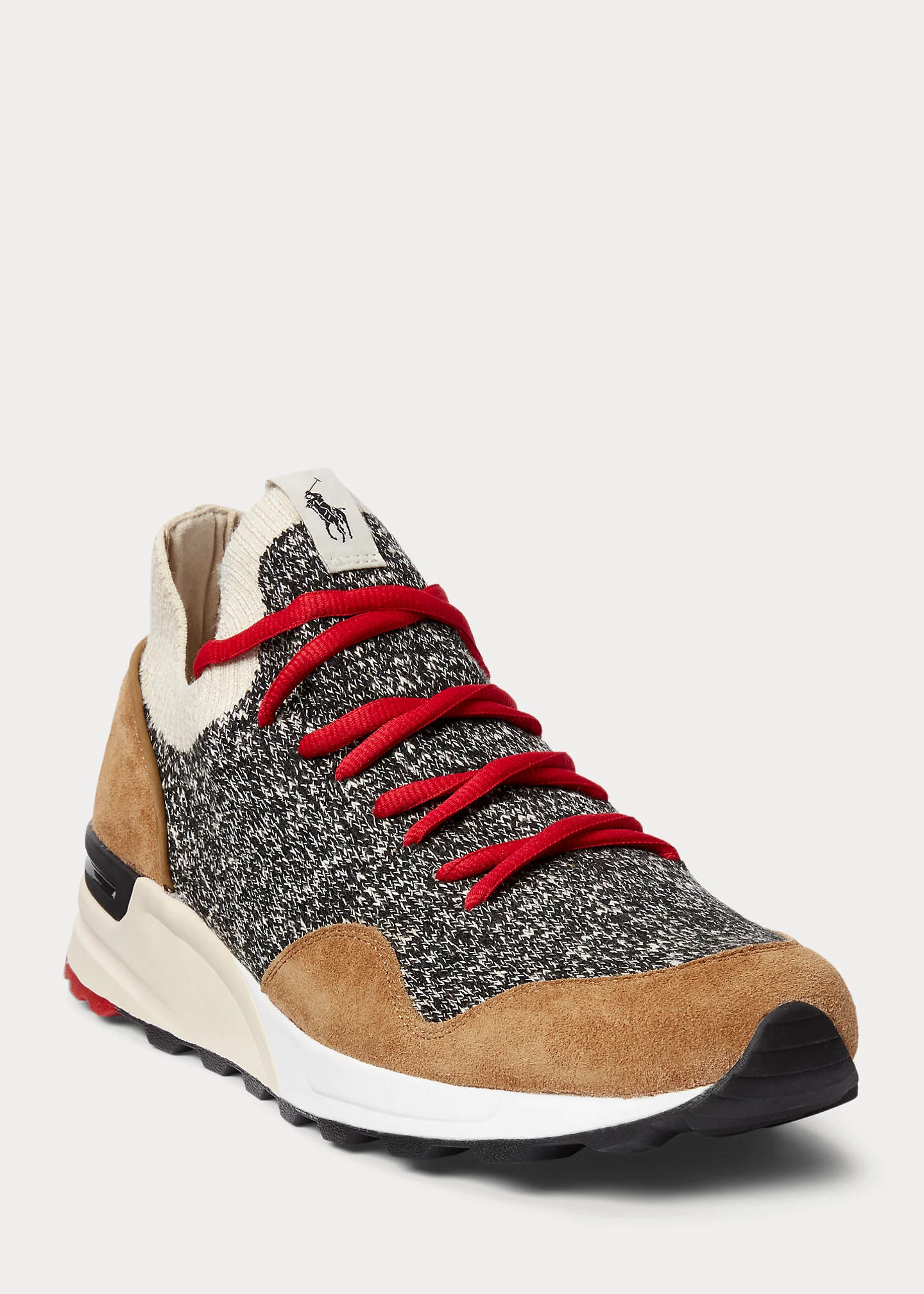 Trackster 200II Suede-Trim Sock Sneaker