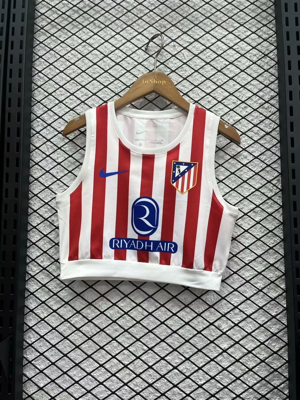 Atletico Madrid Soccer Jersey Home Women's Vest 2025/26
