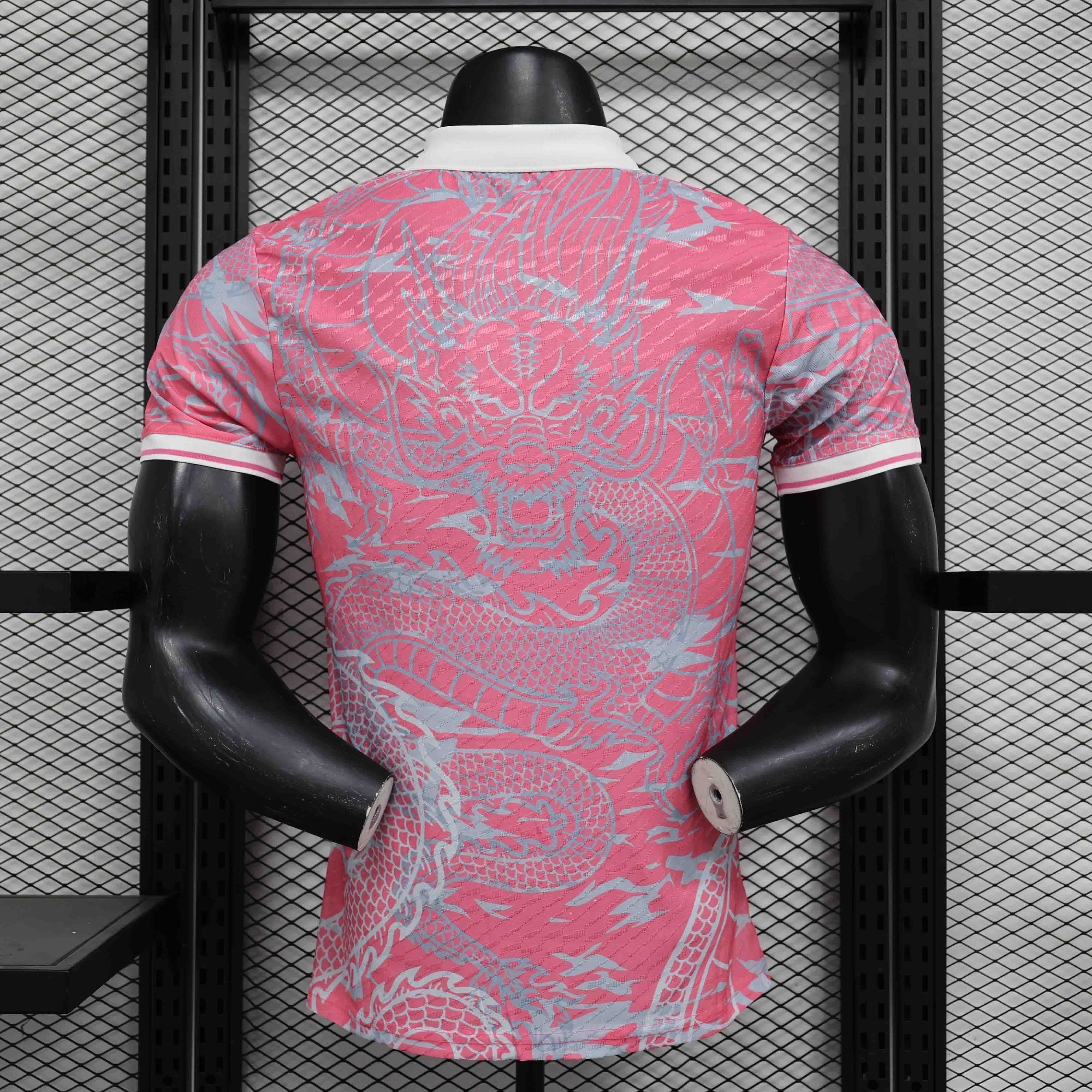 Real Madrid Authentic Soccer Jersey Dragon Pink Special Edition Shirt 2024/25
