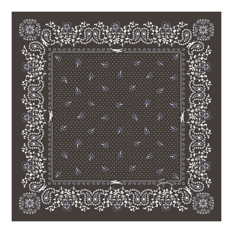 French Bandana Silk scarf 50