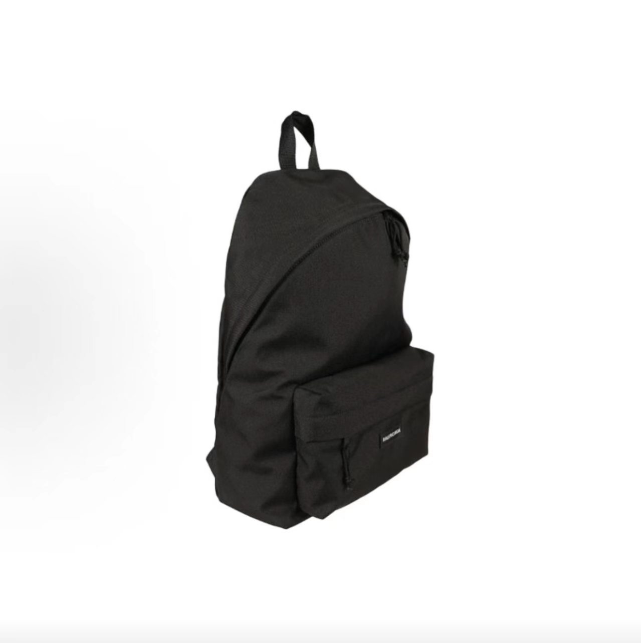 Balenciaga Explorer Plain Nylon Backpack Black