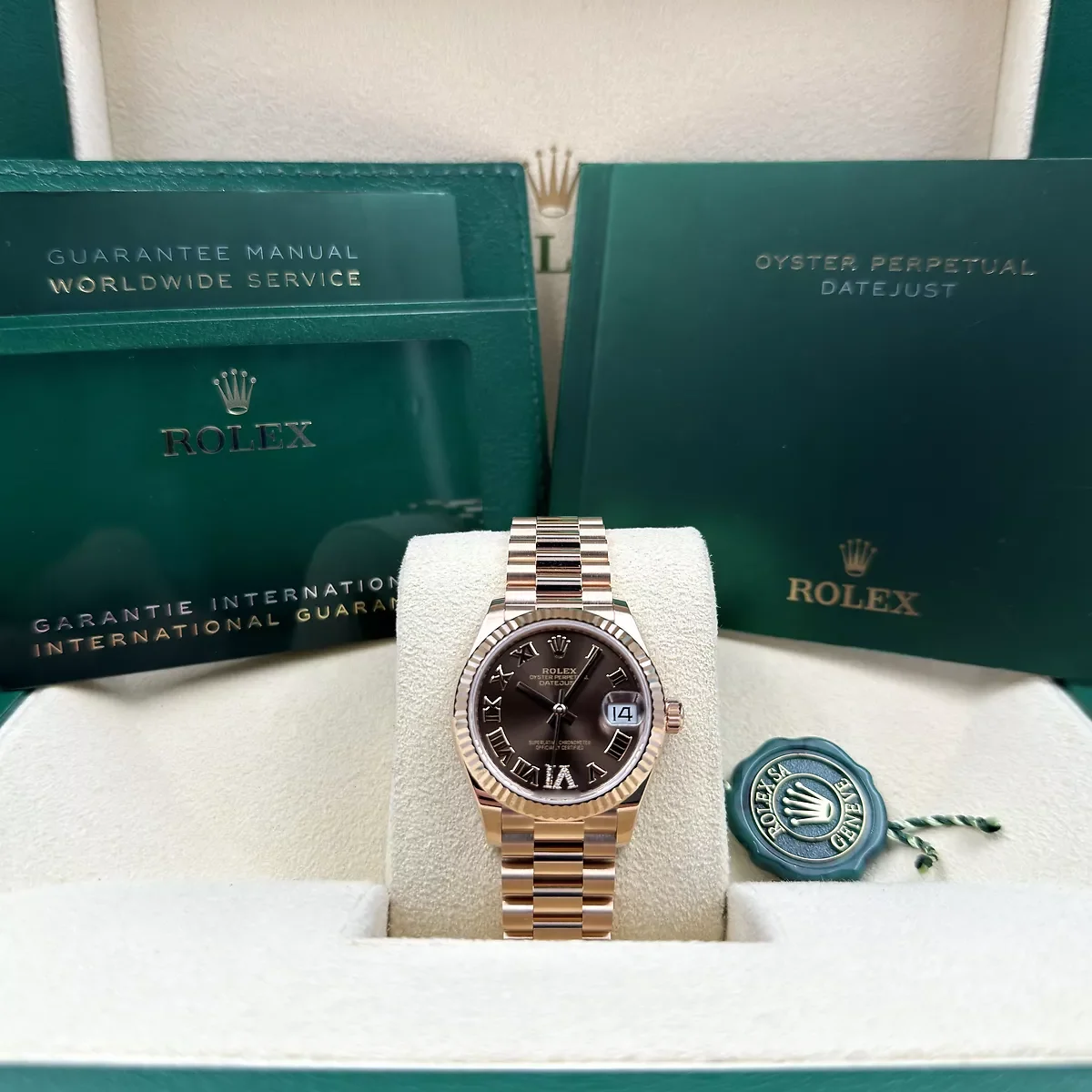 [2026 Mirror Grade]RLX Datejust m278275-0025 Chocolate 31mm Dial
