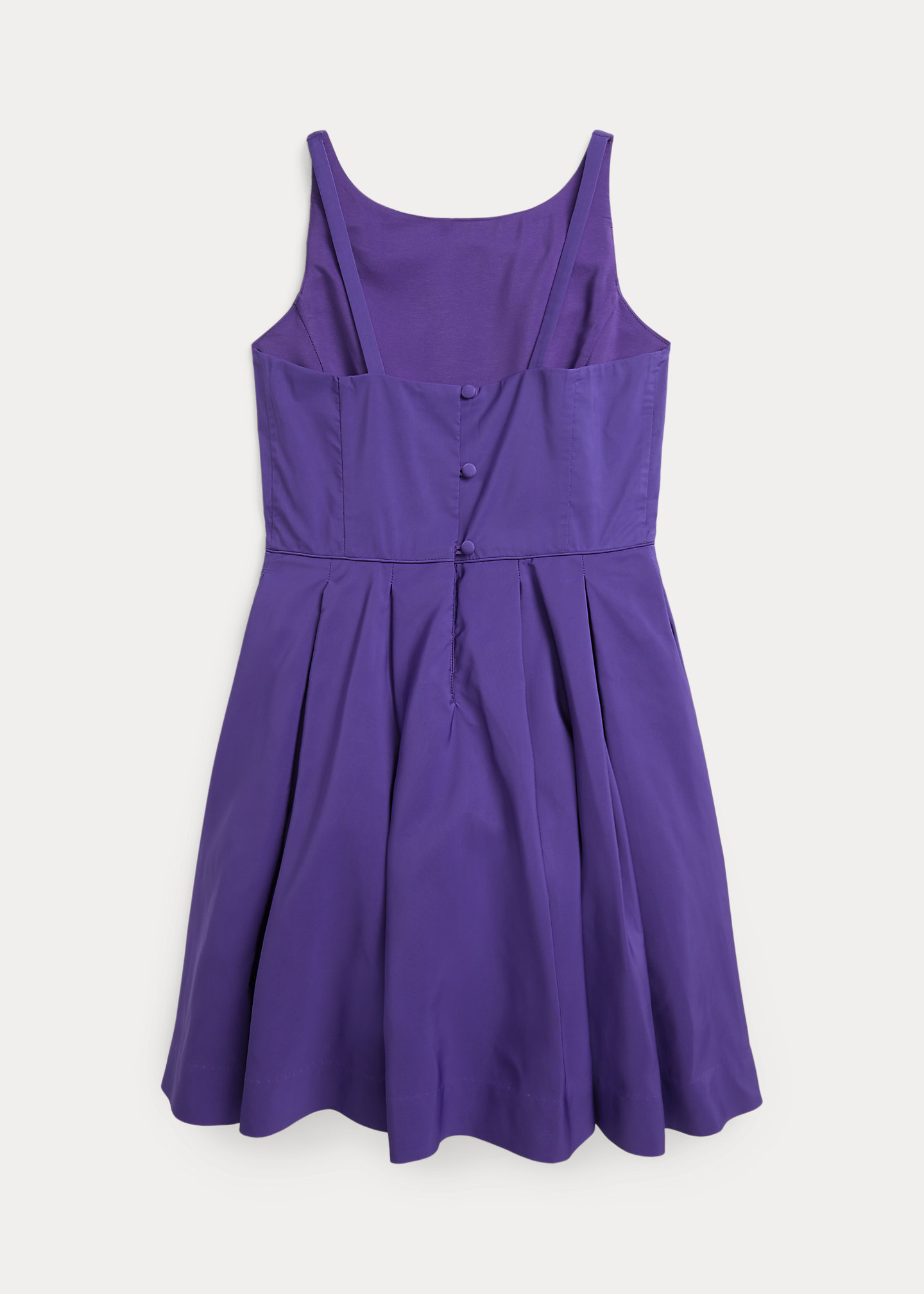 Pleated Faille Dress