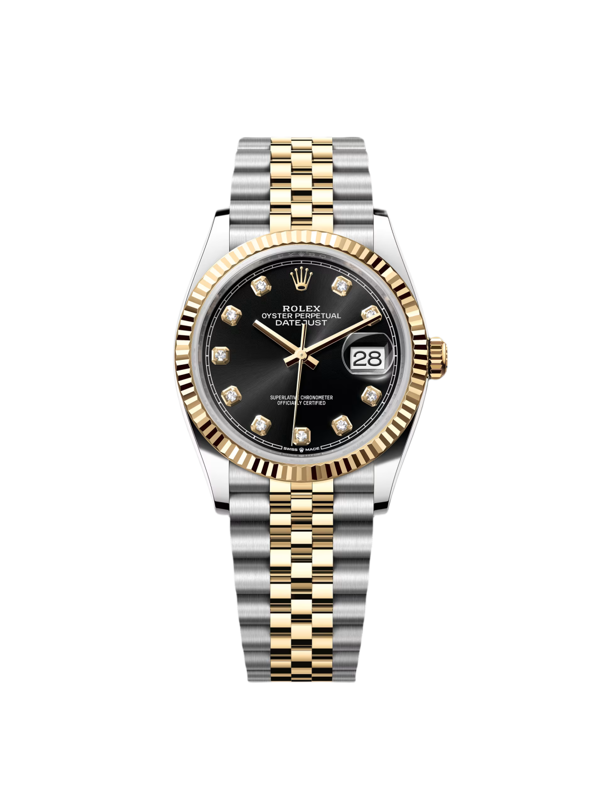 [2026 Mirror Grade]RLX  Datejust 36mm 126233 Custom Black Dial Jubilee Bracelet Watch