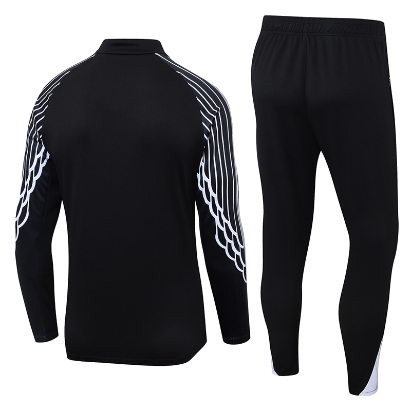 Kids PSG Training Kit (Sweatshirt+Pants) Black 2025/26