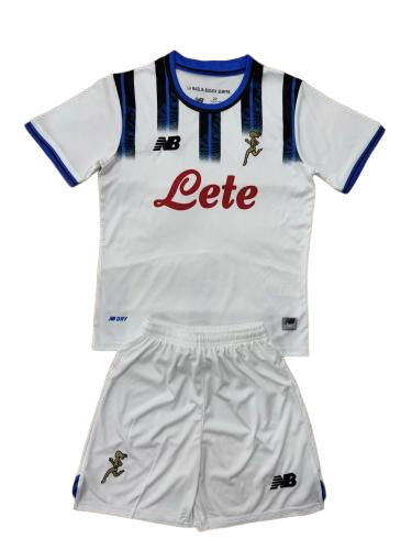 Atalanta BC Soccer Jersey Away Kids Kit Jersey+Shorts 2025/26