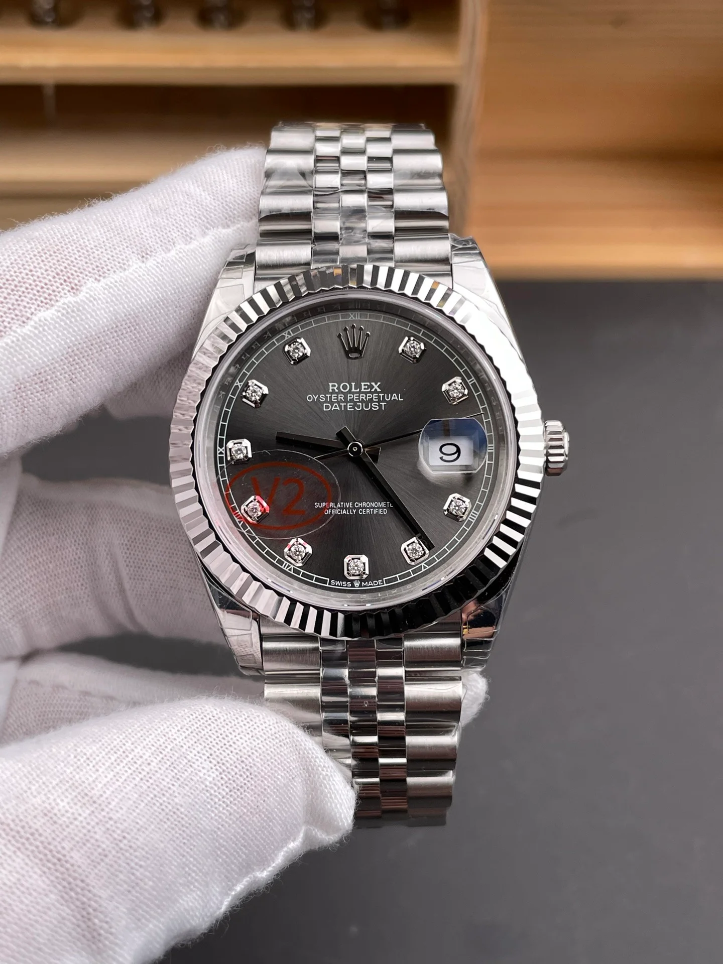 Grey Diamond Datejust
