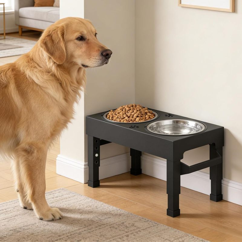 Elevated Dog Bowls Stand for Large Breeds