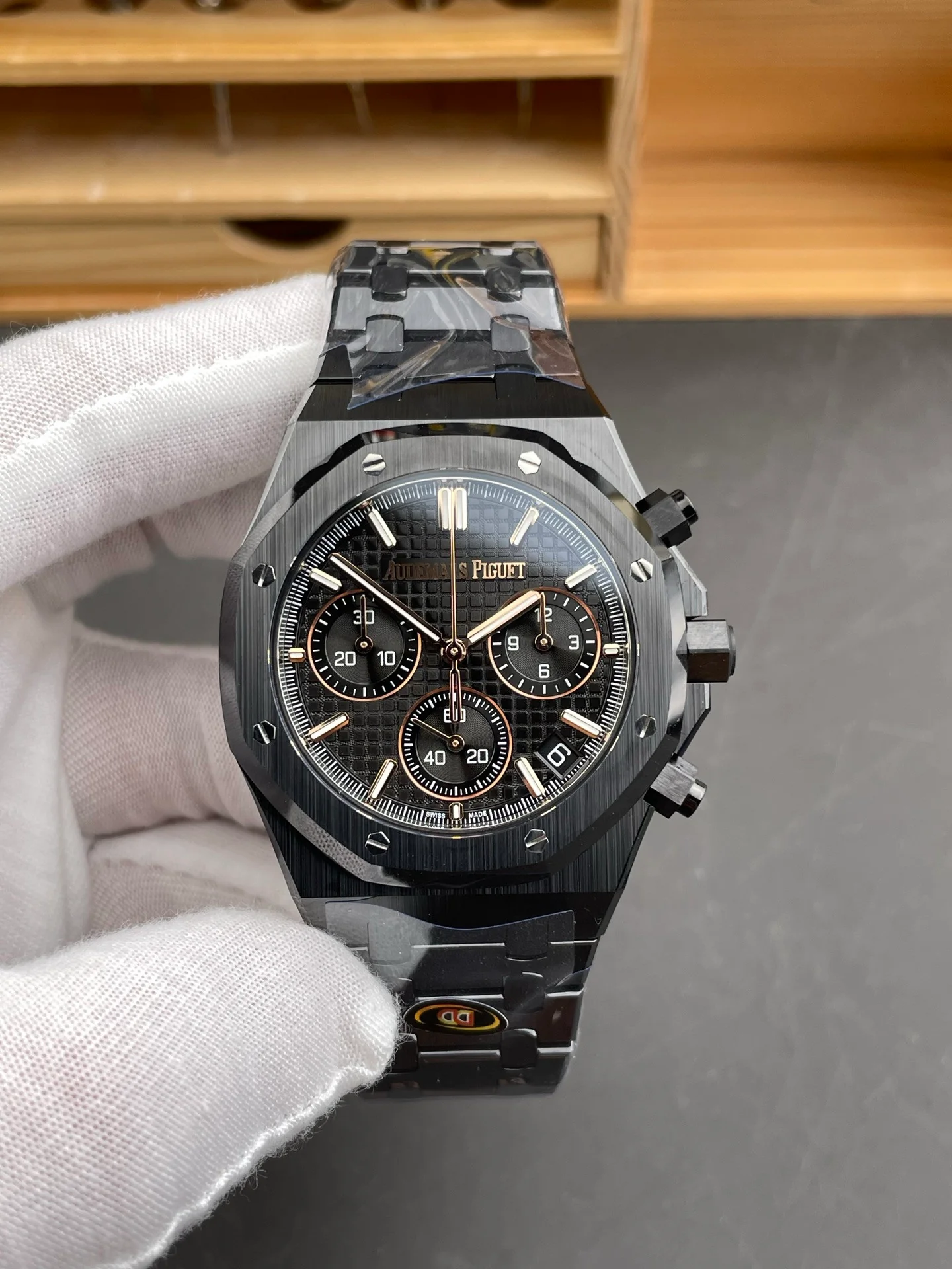 Royal Oak 26240 Black Ceramic