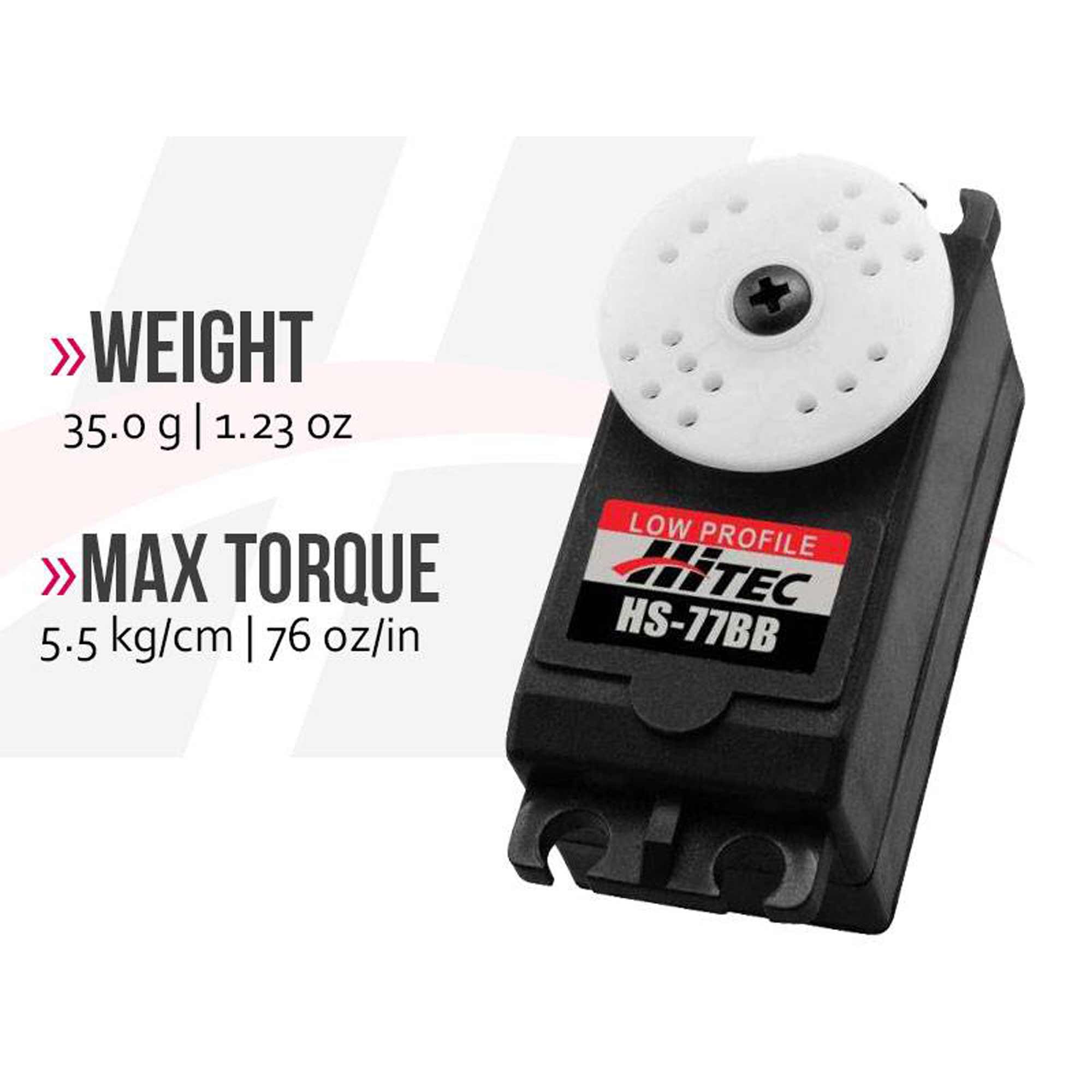 HS-77BB Standard Analog Low Profile Servo