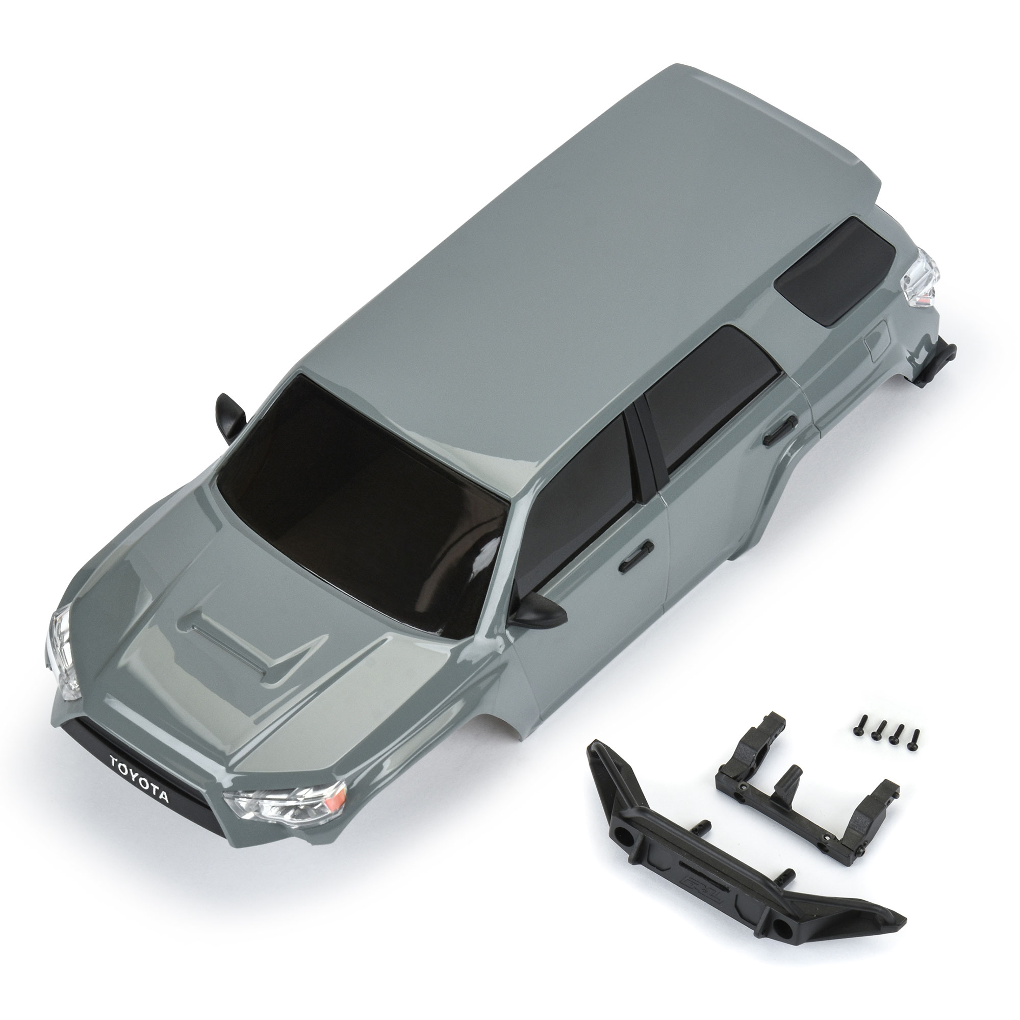 1/24 2024 Toyota 4Runner TRD Pro Gray Hard Body Assembled: SCX24