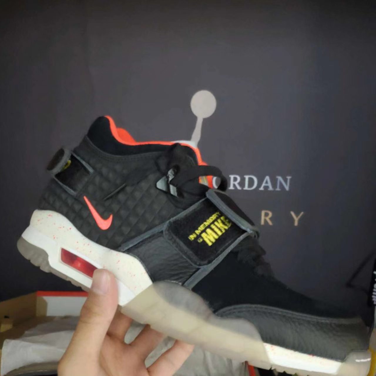 Nike Air Trainer Victor Cruz Black White Red Sneakers