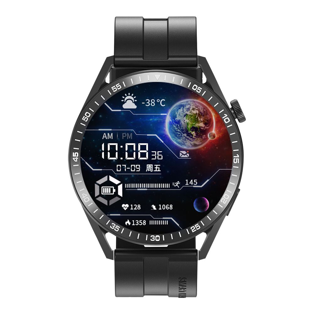 TRACER Smartwatch Tracer SM6 Opal, wodoodporny, czarny